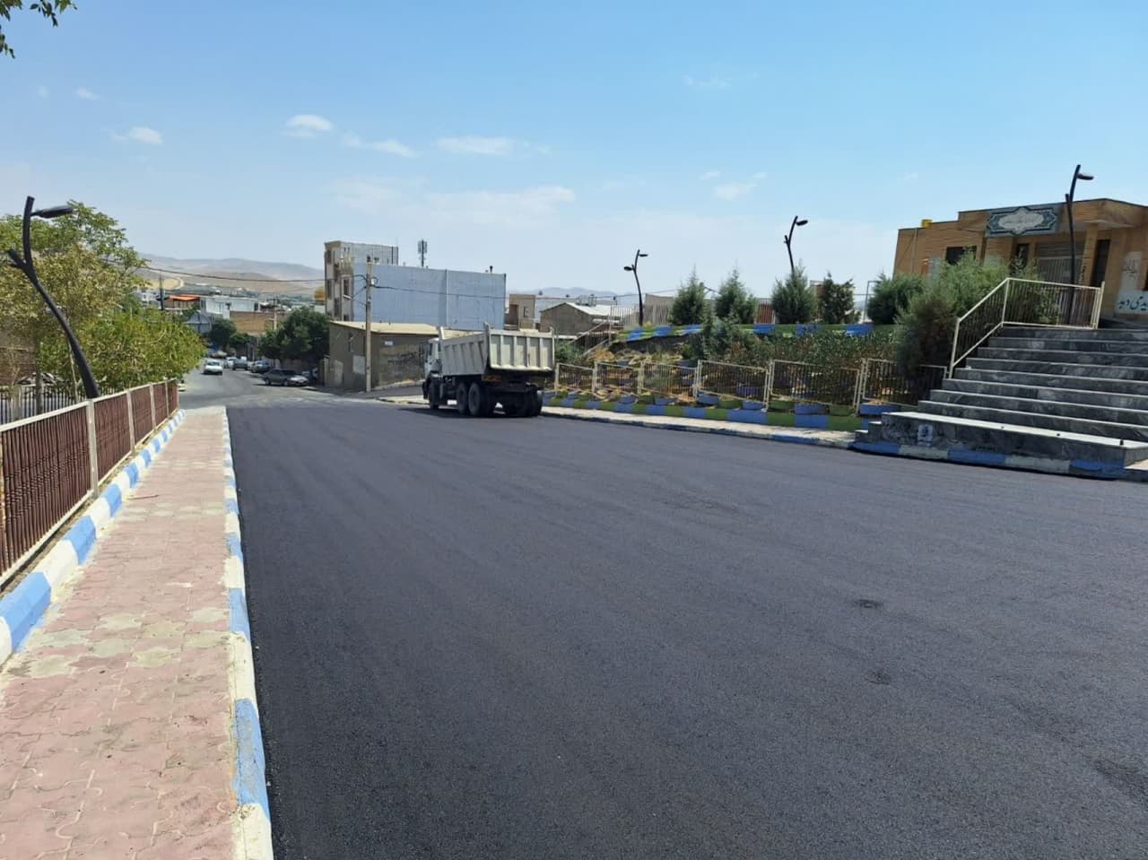 اجرای آسفالت سطح شهر